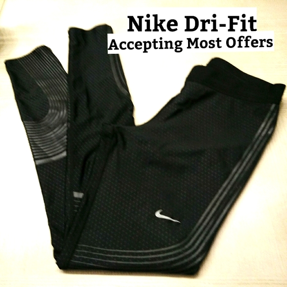 Nike Pants - NIKE Dri-Fit Running Tights Sz Med